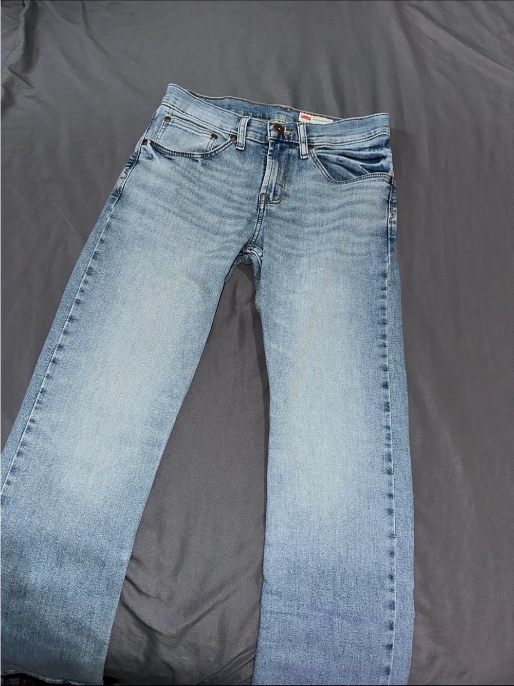 Mens Wrangler Slim Straight Light Blue Jean 29x30